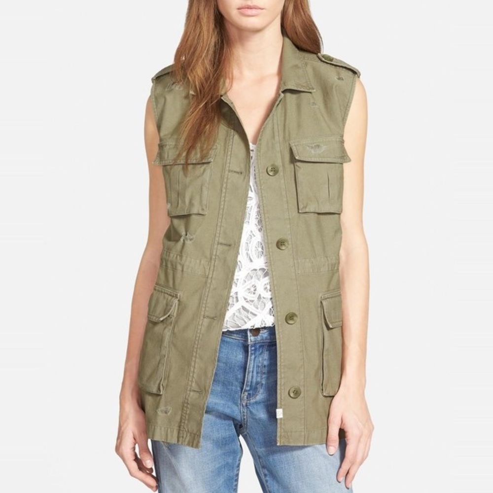 LOWEST PRICE: Treasure & Bond distressed vest